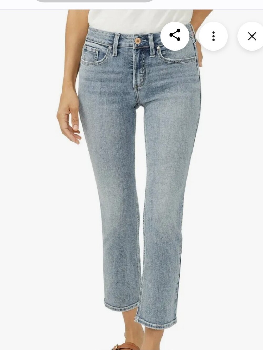 Silver Suki Mid-Rise Crop Skinny Jeans